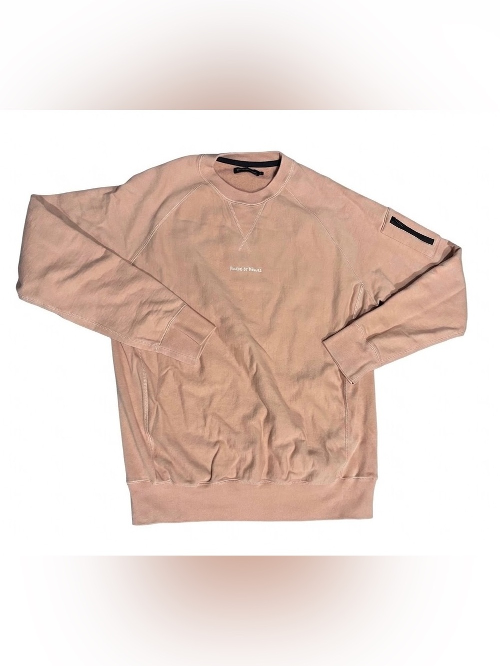 Raised By Wolves Men’s Crewneck Sweatshirt Peach Size Medium 100% Cotton
